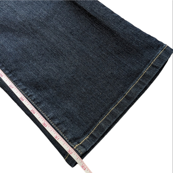 NYDJ Not Your Daughter's Jeans dark wash rhinestone pockets size 2 - Picture 10 of 10